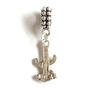 Cactus charms cowgirl bracelet charms beads fits pandora European bracelets